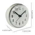 thumbnail image 2 of WIFKLSIIPG Mini Suction Cup Wall Clock Bathroom Anti Fog Clock Kitchen Bathroom Clock Small Quartz Clock Table Clock, 2 of 4