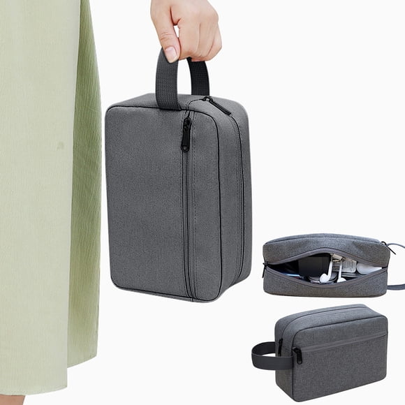 Suncoda Digital Storage, Digital Accessory Storage Bag Partition Comfortable Handheld Storage Mouse Data Cable Mobile Power Bank Waterproofs Organizing Bag