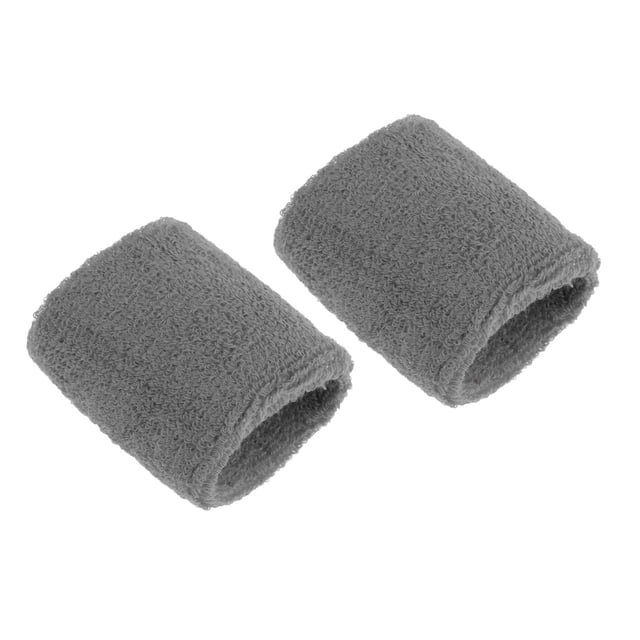 S SERENABLE 2 Pcs Bracelets de Sport pour Football Basketball Course Athlétique Gris