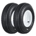 thumbnail image 1 of BeesClover Trailer Tire & Wheel Assembly Set of 2, 760LB Capacity for Utility & Boat Trailers, 1 of 9