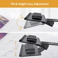 thumbnail image 2 of 26.1 x 9.6 inch Keyboard Tray Under Desk, Adjustable Ergonomic Sliding Computer Keyboard and Mouse Platform Tray Under Table Desk Mount with Height & Tilt Adjustment, 2 of 8