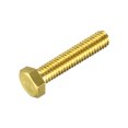 thumbnail image 1 of Unique Bargains Brass Hex Bolts, 5/16-18x1-1/2' 1 Pack Fully Thread Grade 4.8 Machine Screws, 1 of 4