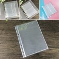 thumbnail image 4 of Candyn Multi Compartments Binder Photo Album 10 Pcs A5 Binder Sleeves Refillable Notebook Photocard Name Card ID Holder, 4 of 5