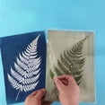 thumbnail image 3 of Sun Print Paper Solar Drawing Paper Cyanotype Nature Paper for Sun Nature Printing Paper for Kids Adults 32Pcs, 3 of 9