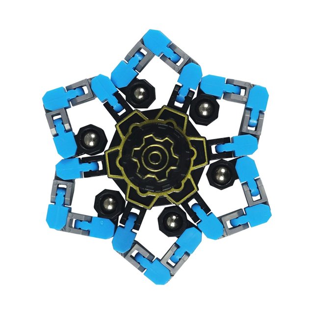 Yeacher DIY Fidget Spinner Hand Finger Spinner Changeable Chain Shape 360° High-speed Rotation Bearing Focus