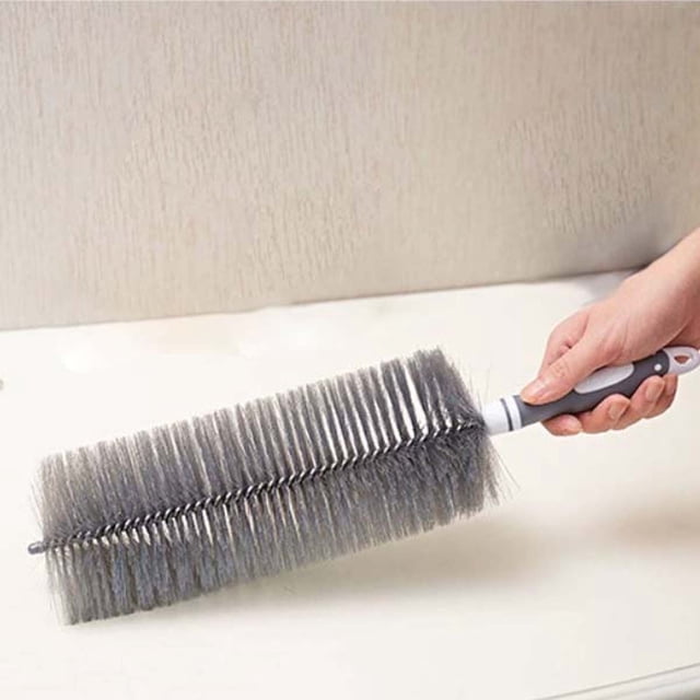 Dvkptbk Microfiber Duster, Feather Duster, Dusters for Cleaning, Washable Dusters with Reusable Microfiber Head, Feather Dusters for Cleaning Cobweb, Blinds, Furniture