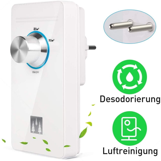 Air Purifier Ozone Generator Odor Killer, Air Ozonizer Ozone Ionizer Generator, Home Air Purifier Ozone Device Ozonizer For Room, Smoke, Cars, Pets, Formaldehyde And Odor