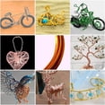 thumbnail image 4 of Aluminum Wire Thickness Bendable Wires Bike Easy to Use Wire Handy Installation Durability Rust-proof for Crafts DIY gold, 4 of 9