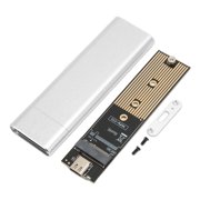 M.2 NVMe SSD Enclosure 10Gbps, USB 3.1 Type C, UASP Protocol, Aluminium Alloy, Designed for 2230 2242 2260 2280 SSD, Widely Compatible, High Speed