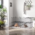 thumbnail image 2 of PawHut  Rabbit Cage 36 Panels DIY Pet Playpen Small Animal Cage, 2 of 10
