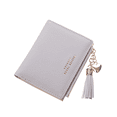 thumbnail image 1 of Women Solid Cute Wallet Coin Bag Case Leather Bifold Small Handbag Purse, 1 of 3