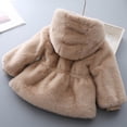 thumbnail image 4 of RXIRUCGD Manteau à Manches Longues pour Enfants à Col Rond, Bas à Manches Longues en Peluche ( Kaki, Taille : 1 An ), 4 of 6