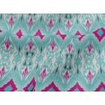 thumbnail image 4 of oneOone Viscose Jersey Fabric Geometric Ikat Printed Craft Fabric BTY 60 Inch Wide, 4 of 4