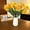 Yellow#40125, variant on 1Pcs Artificial Daffodil Silk Flowers, 14in Realistic Faux Narcissus Bouquet for Wedding Centerpiece Home Living Room Table Decor