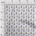thumbnail image 2 of oneOone Rayon White Fabric Circus Sewing Material Print Fabric By The Yard 56 Inch Wide-aE, 2 of 5