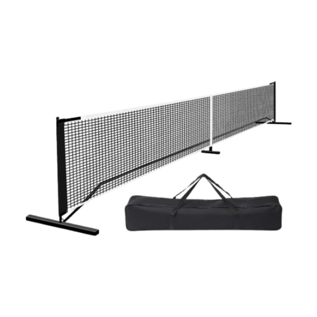 jinwen Ensemble de Filet de Pickleball avec Filet de Pickleball de 22 Pieds à Taille Ajustable pour la Maison Installation Facile Sans Roue