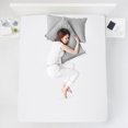 thumbnail image 2 of PiccoCasa Soft 190GSM Twin Fitted Sheets 16 Inch Deep Pocket White, 2 of 7
