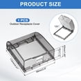thumbnail image 2 of Uxcell 4.41 x 3.9 x 1.65 Inch Outlet Cover Box, Transparent Black, 2 of 7