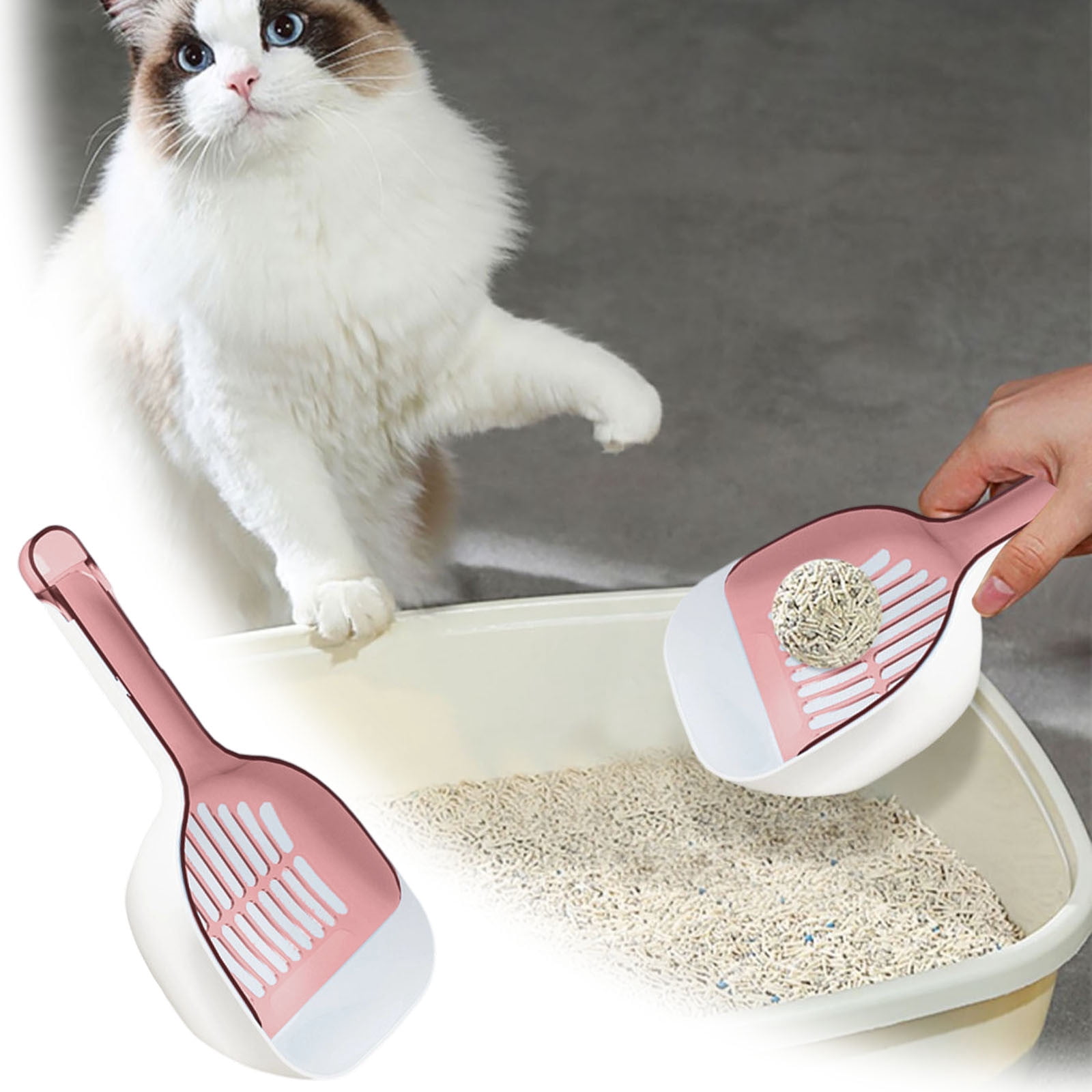 Cat Litter for Cleaning Tasks Durable Portable Large Capacity Household Utility Cat Litter with Versatile Indoor Outdoor Use