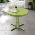 thumbnail image 3 of Pemberly Row Contemporary Metal Patio End Table in Key Lime Gloss, 3 of 6
