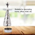 thumbnail image 4 of Stainless Steel Rotating Candle Holder with Tray for Romantic Home Decor and Special Occasions Tabletop Candlestick Set for Christmas Weddings Parties, 4 of 8
