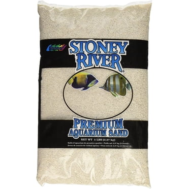 Stoney River Premium Aquarium Sand - White - Fish - 5 lb
