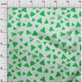thumbnail image 3 of oneOone Velvet Light Green Fabric Geometric Sewing Craft Projects Fabric Prints By Yard 58 Inch Wide, 3 of 4