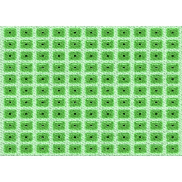 Ahgly Tapis Rectangulaire Lavable en Machine Intérieur Vert Jade Transitionnel, 7 Pieds x 9 Pieds
