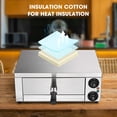 thumbnail image 4 of WeChef Countertop Pizza Oven Electric Pizza Maker 1300W for 12" Pizza Commercial, 4 of 9