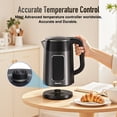 thumbnail image 3 of Mecity Electric Kettle 1.7L Touch Screen Temperature Control Water Boiler, No Plastic Contact with Water. 6 Preset Temperature Programs, 2 Hours Keep, 3 of 9