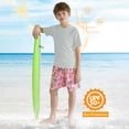 thumbnail image 4 of XIMIN Baby Boys Rash Guard Solid Color Shirts Short Sleeve Quick Dry Swim Shirts UPF 50+ Sun Protection for Kids Athletic Summer Shirt (7-8 Years, Grey), 4 of 9