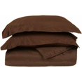 thumbnail image 1 of Egyptian Cotton 650 Thread Count Solid Duvet Cover Set  King/California King-Chocolate, 1 of 1