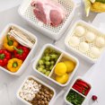thumbnail image 3 of Food Storage Containers 3-Piece Set with Leak-Proof Locking Lids, BPA-Free Plastic, Microwave and Dishwasher Safe, for Refrigerator, Freezer and Pantry, 3 of 8