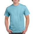 thumbnail image 1 of Gildan Mens Heavy Cotton T-Shirt, 2XL, Sky, 1 of 2