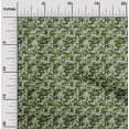 thumbnail image 2 of oneOone Tissu en Coton Flex Vert Abstrait pour Robe Tissu Imprimé au Mètre 40 Pouces de Large, 2 of 4