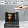 thumbnail image 5 of Fintie Keyboard Case for iPad Air 4th Generation 10.9 Inch 2020 [Built-in Pencil Holder] - Soft TPU Back Cover, 5 of 5