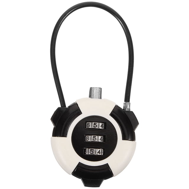 Wire Lock Cable Cabinet Lock 3-digit Combination Padlock Drawer Security Lock