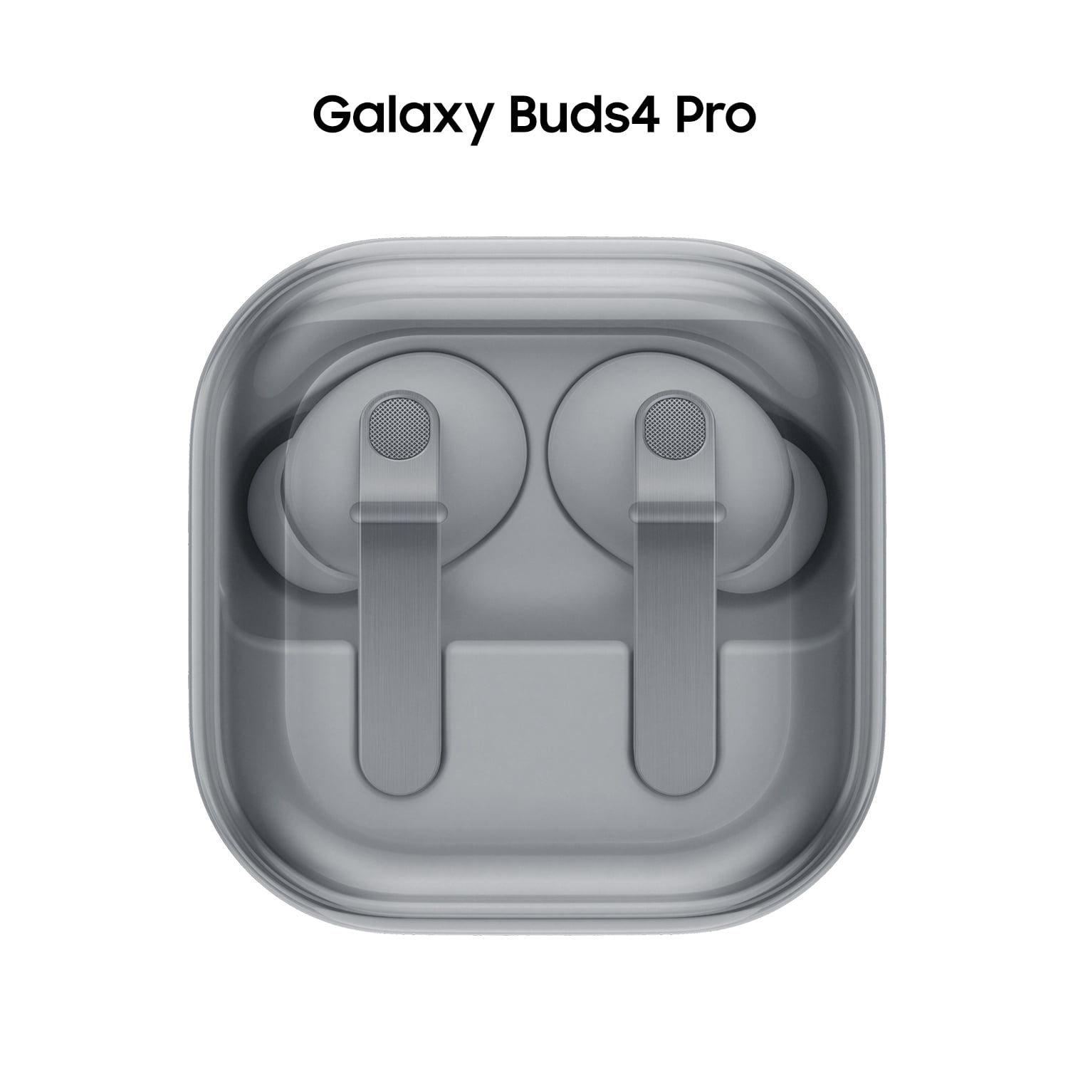 Samsung Galaxy Buds4 Pro Bluetooth Headphones and Charging Case, White
