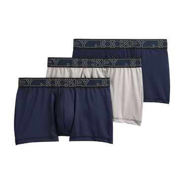 Jockey Boxeur-Brief Actif en Microfibre pour Hommes 2,5 Po - Lot de 3