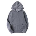 thumbnail image 1 of RXIRUCGD Haut à Capuche Décontracté et à la Mode pour Femmes à Manches Longues avec Poche, Gris Foncé, Taille : m, 1 of 8