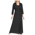 thumbnail image 1 of XZNGL Vêtements Grande Taille pour Femmes Grande Taille Robe Longue Décontractée à Ourlet Ample en Dentelle Ajourée Patchwork Unie Robe Grande Taille Femmes Robe Grande Taille pour Femmes Vêtements pour Femmes Grande Taille, 1 of 8