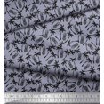 thumbnail image 3 of Soimoi Polyester Crepe Fabric Palm Tree & Pine Fruits Printed Fabric 1 Yard 42 Inch Wide, 3 of 3