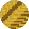 thumbnail image 1 of Ahgly Tapis d'Intérieur Lavable en Machine Carré Transitionnel Bisque Foncé Marron, 3 Pieds Carré, 1 of 7