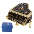 thumbnail image 2 of Boîte de Rangement Jewlery, Boîte en Alliage de Style Noir pour Chambre à Coucher, 2 of 8