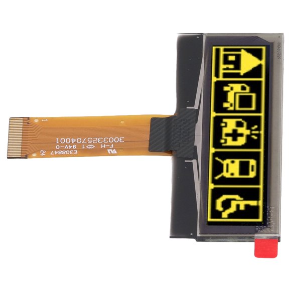 Organic Light Emitting Diode Display Module, Low Power Consumption Organic Light Emitting Diode Screen Clear 24 Pin 2.23in For Electronic Components White,Blue,Green,Yellow