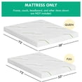 thumbnail image 4 of 3 Inch Memory Foam Mattress,Full, 4 of 23