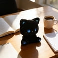 thumbnail image 4 of Chanana Black Cat Stuffed Animal, Cute Soft Cozy Pillow Plush, Black Cat Gifts for Adult Kids, 4 of 4
