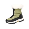 thumbnail image 2 of Chaussures pour Femmes Hiver Extérieur Neige Chaussures pour Femmes Peluche Épaisses Isolation Coton Imperméables Tourisme Rural Ski Chaussures Bottes d'Automne Femmes en Liquidation, 2 of 4