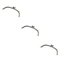 thumbnail image 1 of Maytalsory Metal Arch Frame Kiss Clasp Purse Bag DIY Bead Head Lock Coffee 24.5cm 3Set, 1 of 6