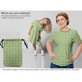 thumbnail image 5 of oneOone Georgette Viscose Light Green Fabric Asian Block Sewing Material Print Fabric By The Yard 42 Inch Wide, 5 of 5